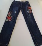 Monday Premium jeansy z haftem rozm. 38 / M. Pas 87 cm