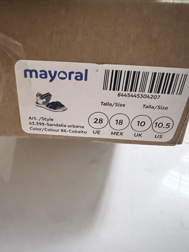 Mayoral босоножки 28(18см)
