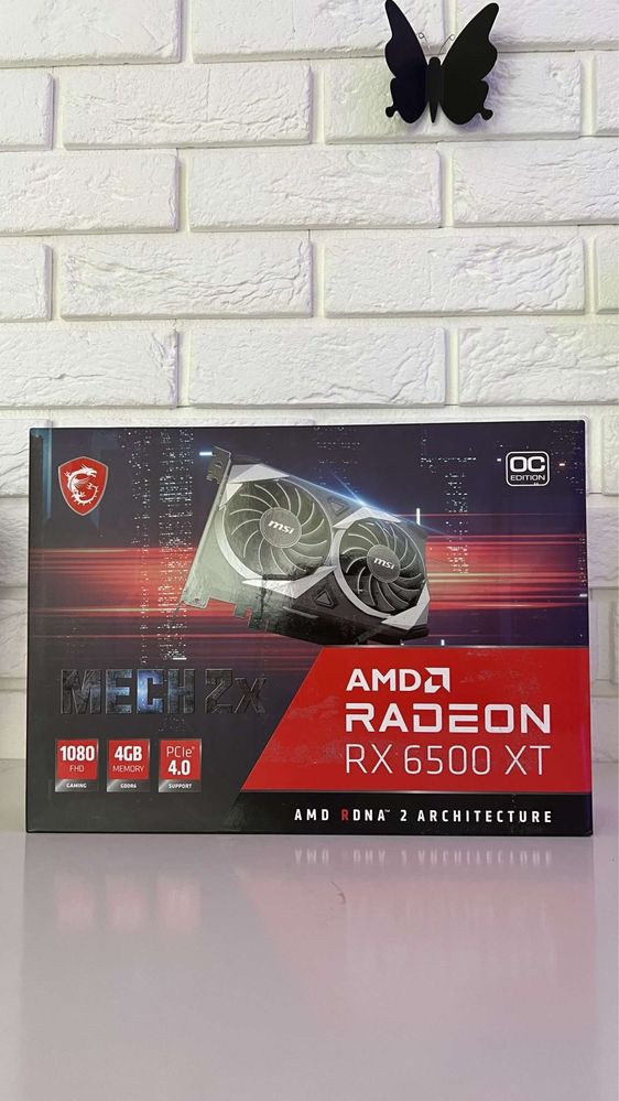 Karta graficzna do komputera MSI Amd radeon rx 6500 XT