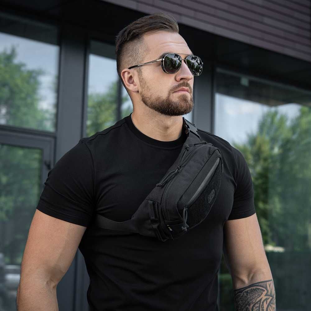 M-Tac сумка бананка Waist Bag Gen.II Black (32х13х5см)