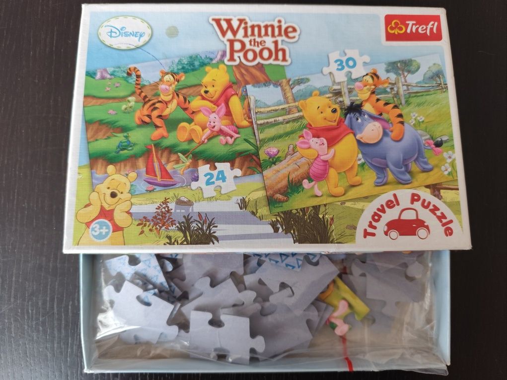 Puzzle Trefl z Kubusiem Puchatkiem 2x1