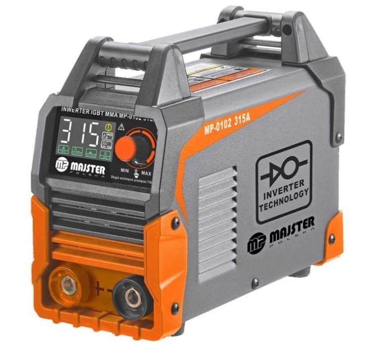 Spawarka inwertorowa Majster Polska 20-315 A 230 4,8 kVA LCD Akcesoria
