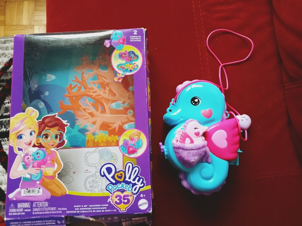 Polly pocket torebka konik morski