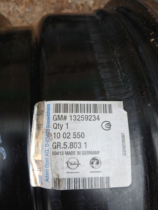 Felgi opel astra mokka 16" 5x105 komplet