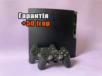 Playstation 3 Slim 500 Gb, Sony Ps3 + 50 Ігор, Два джойстика