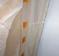 4 cortinas bege  medidas de cada cortina 140x250