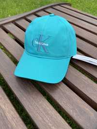 Новая кепка calvin klein бейсболка (ck бирюзовый cap) с америки