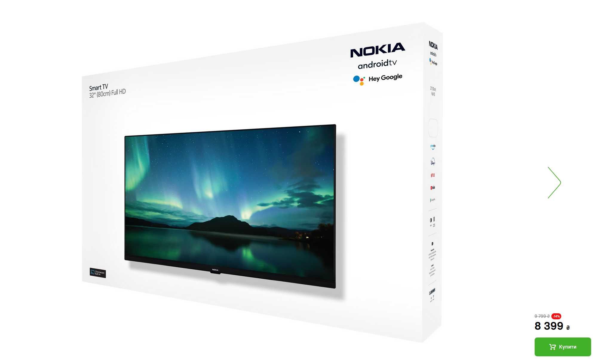 Nokia Smart TV 3200A Смарт ТВ