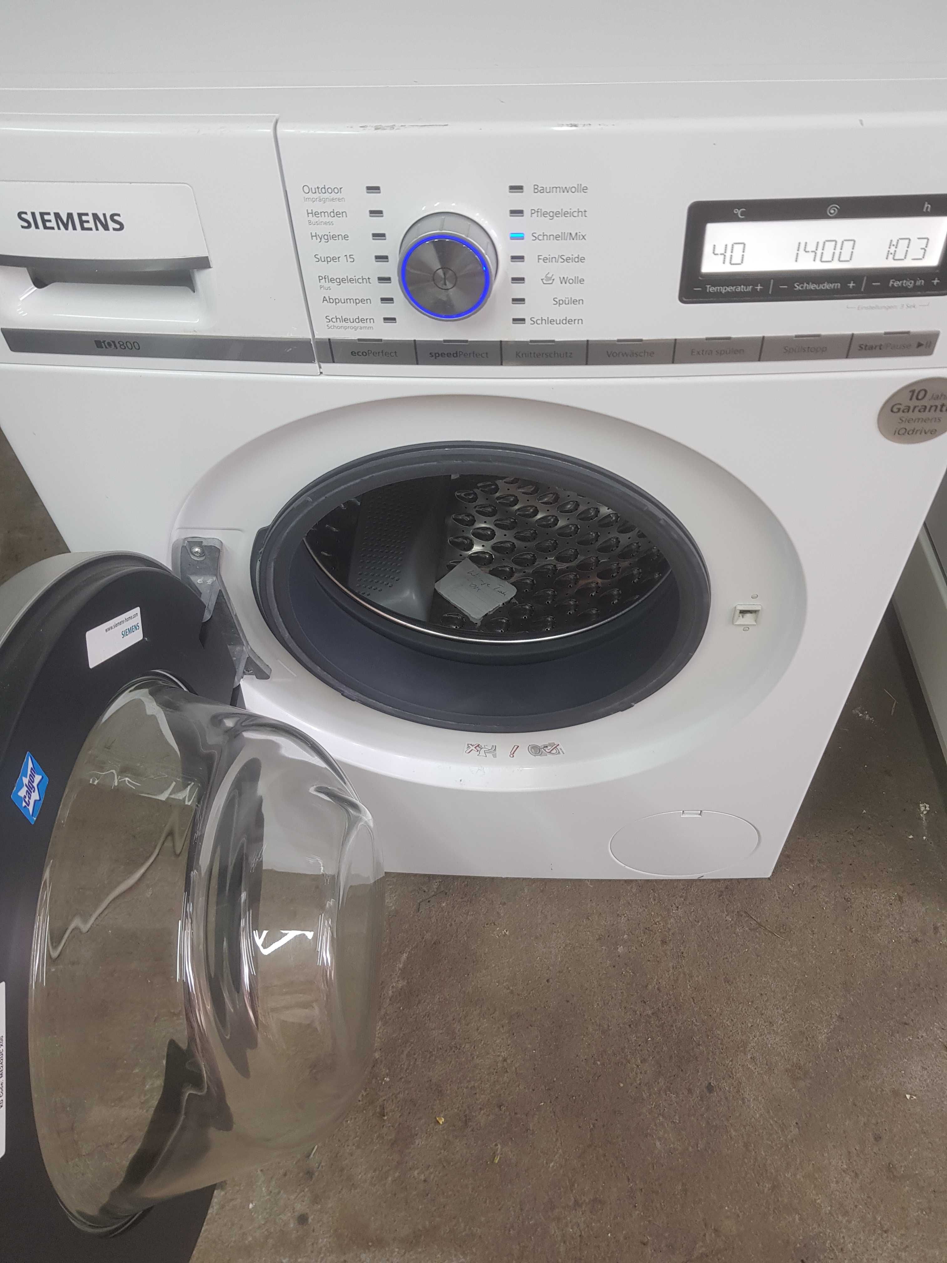 Pralka Siemens iq800 wysoki model sprawna w dobrym stanie