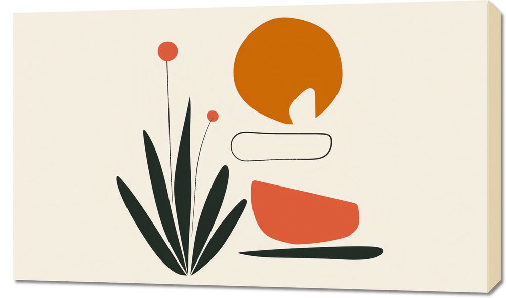 Obraz 100x60cm Abstrakcyjny Zen