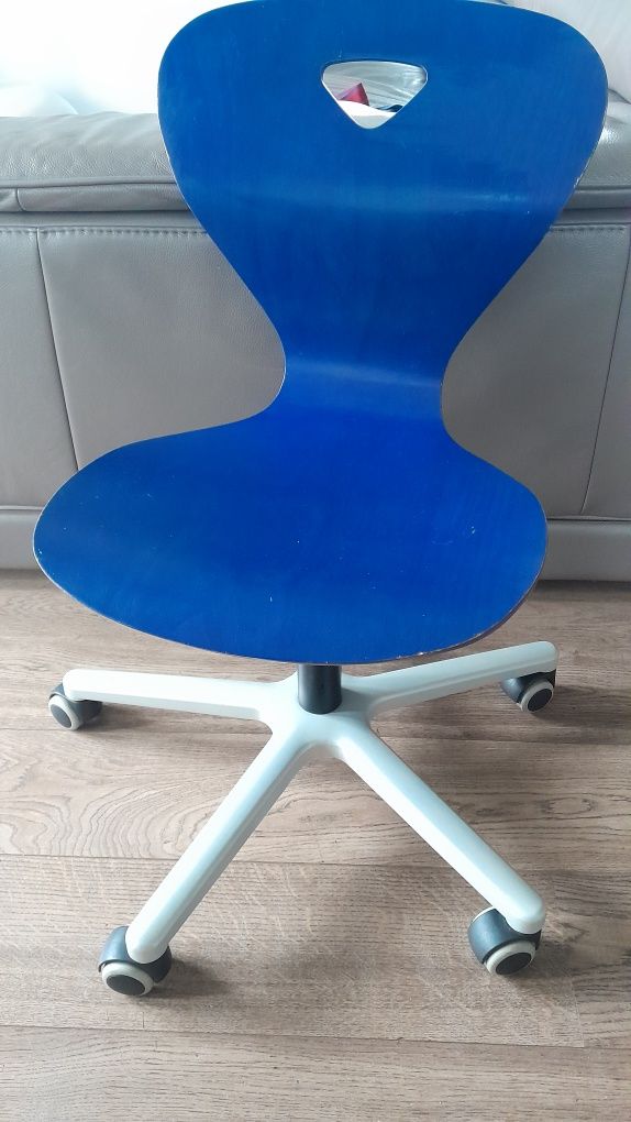 Krzesło  obrotowe moll niebieskie