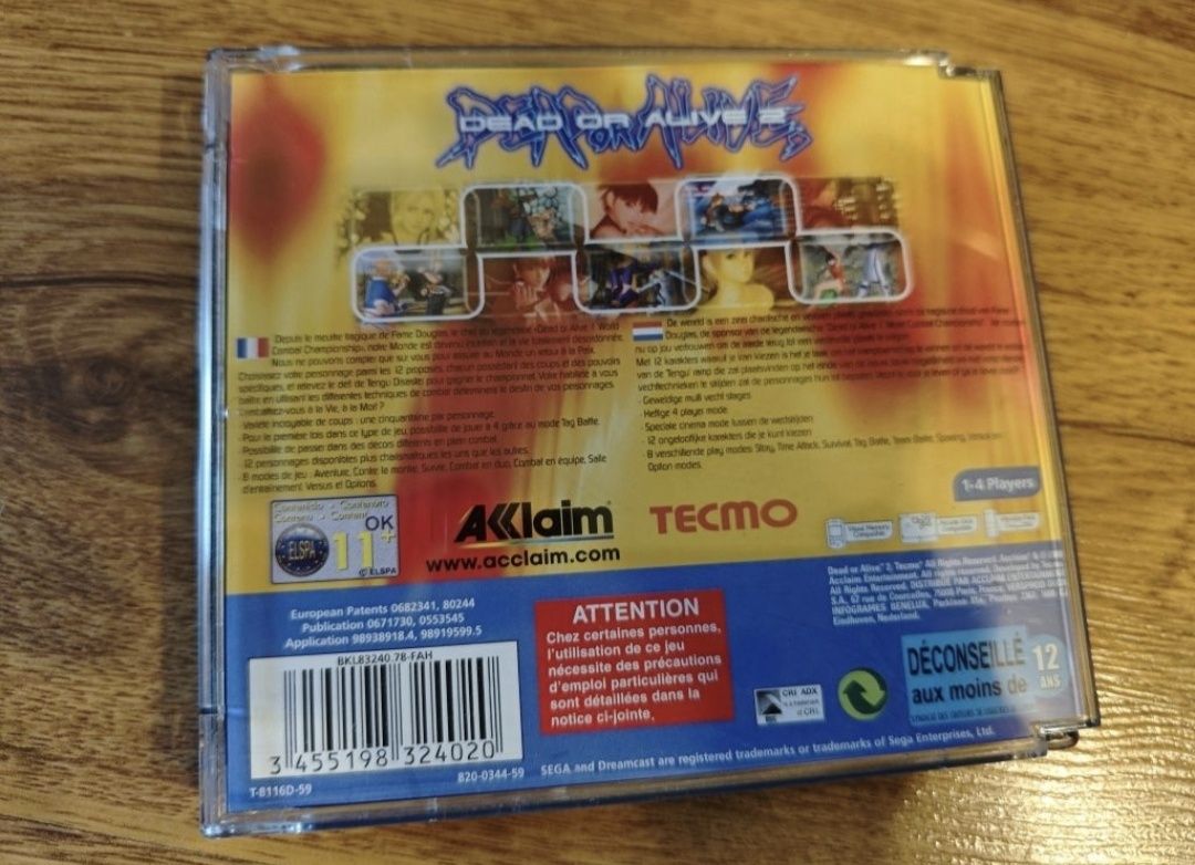 Dead or alive 2 Dreamcast