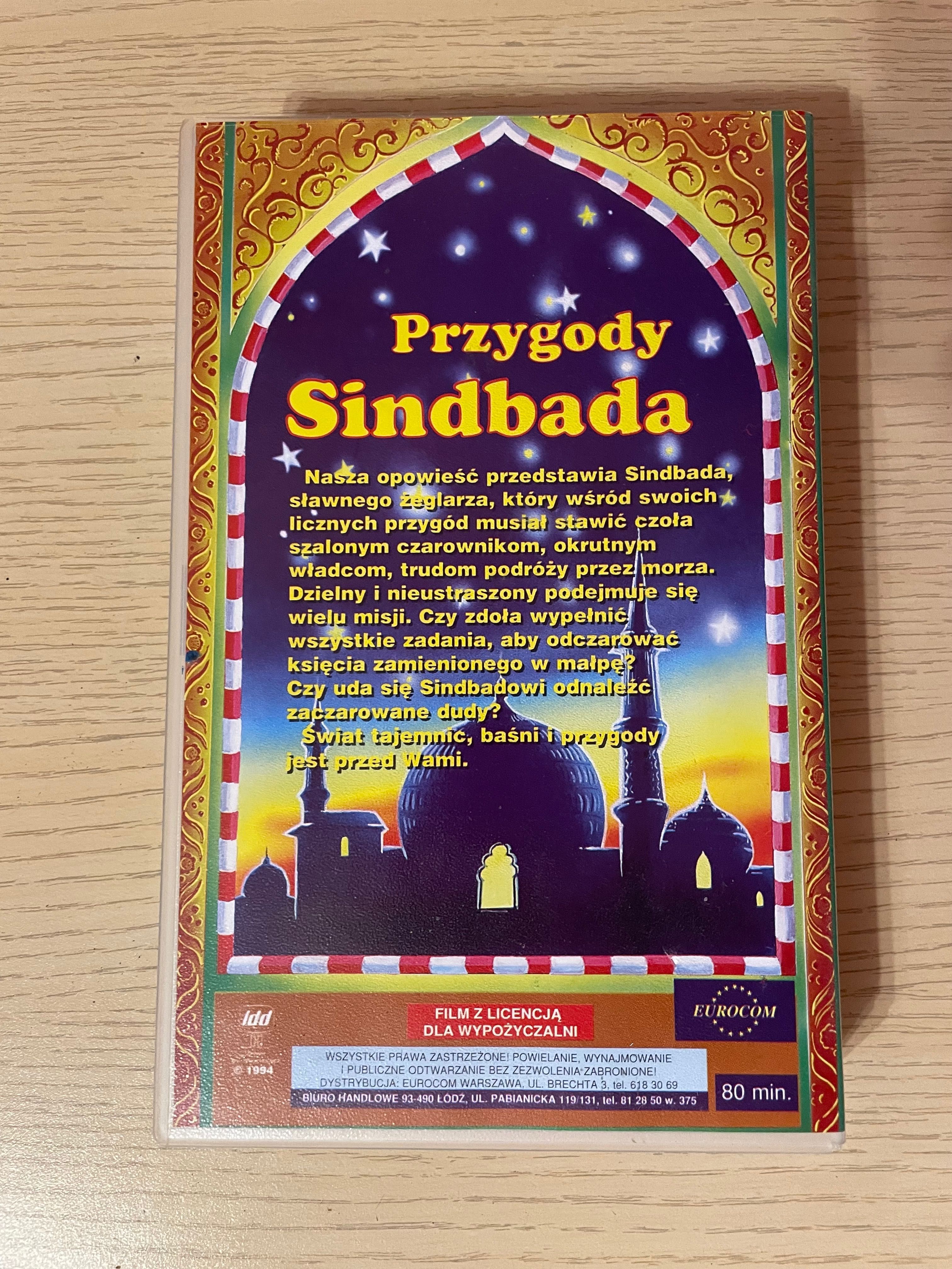 Przygody Sindbada EUROCOM VHS PL kaseta