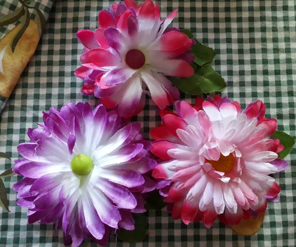 Fantasia de Carnaval Gancho para Cabelo Flores malmequer