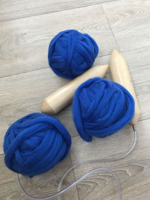 Дерев’яні кругові спиці для товстої пряжі 45мм