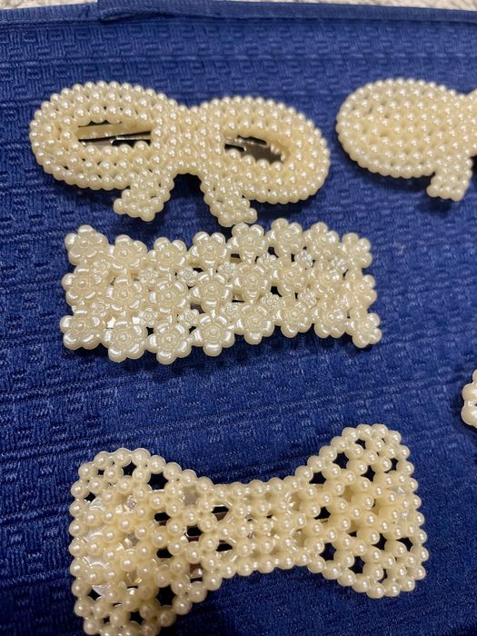 Заколки для волосся перлинки