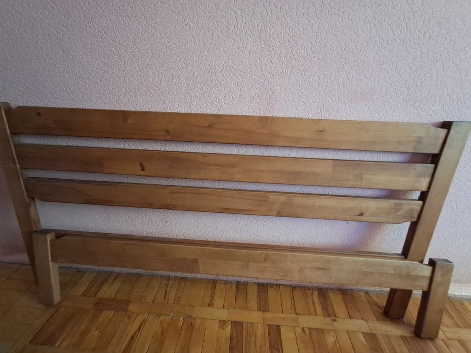 Ліжко з натурального дерева(карельська береза) 2м×1.60