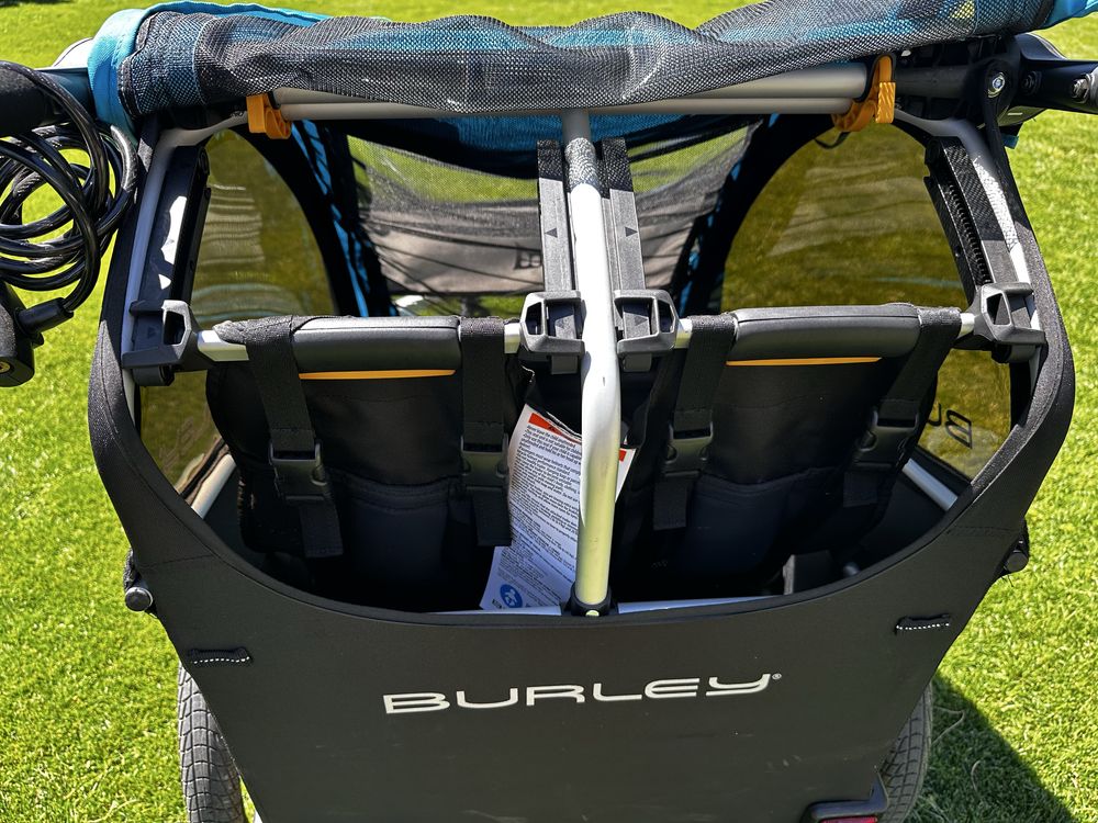 Przyczepka rowerowa dla dzieci D'lite x DOUBLE AQUA
