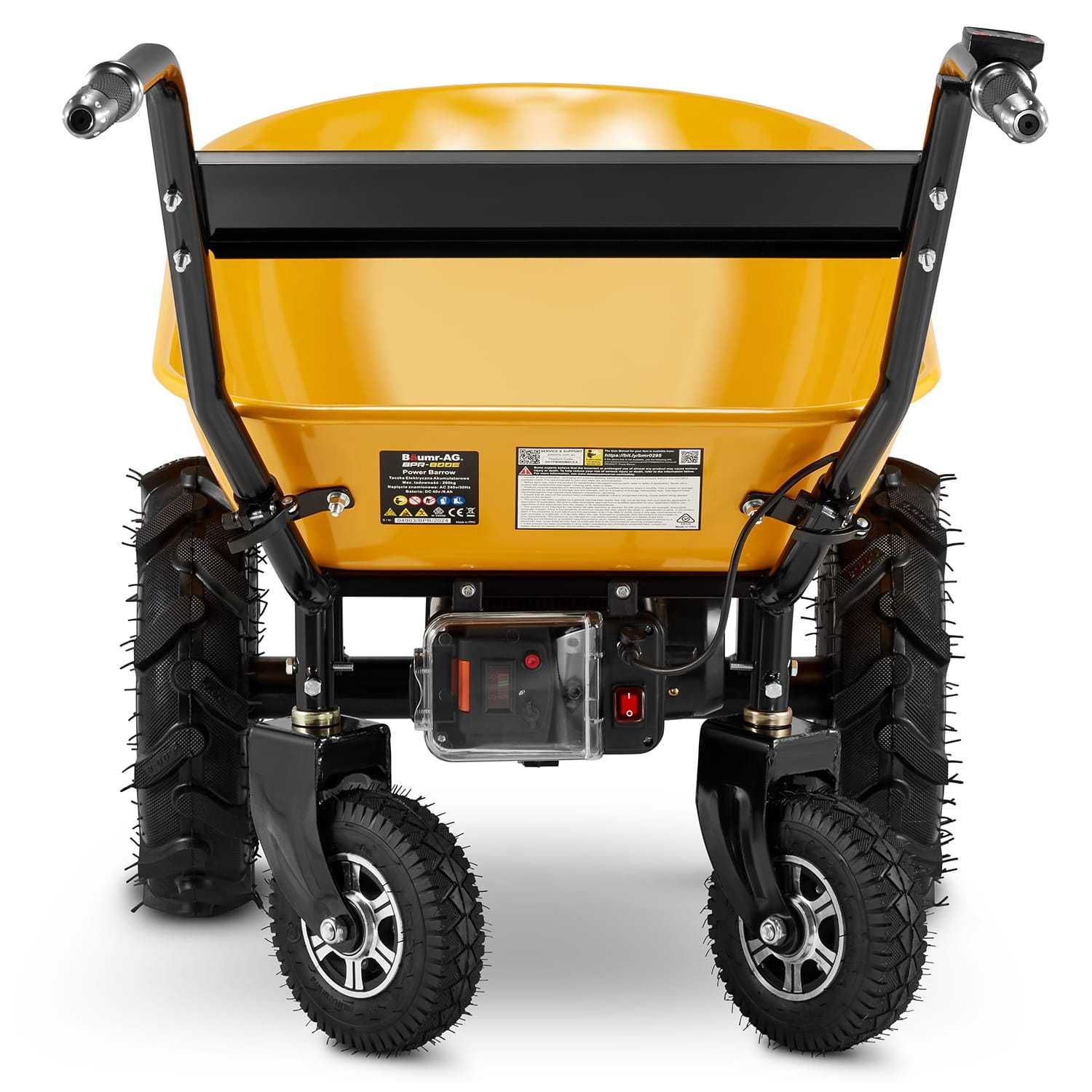 Taczka elektryczna koleba budowlana Bäumr-AG BPR-800E 100 l