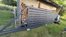 Brama palisadowa przesuwna