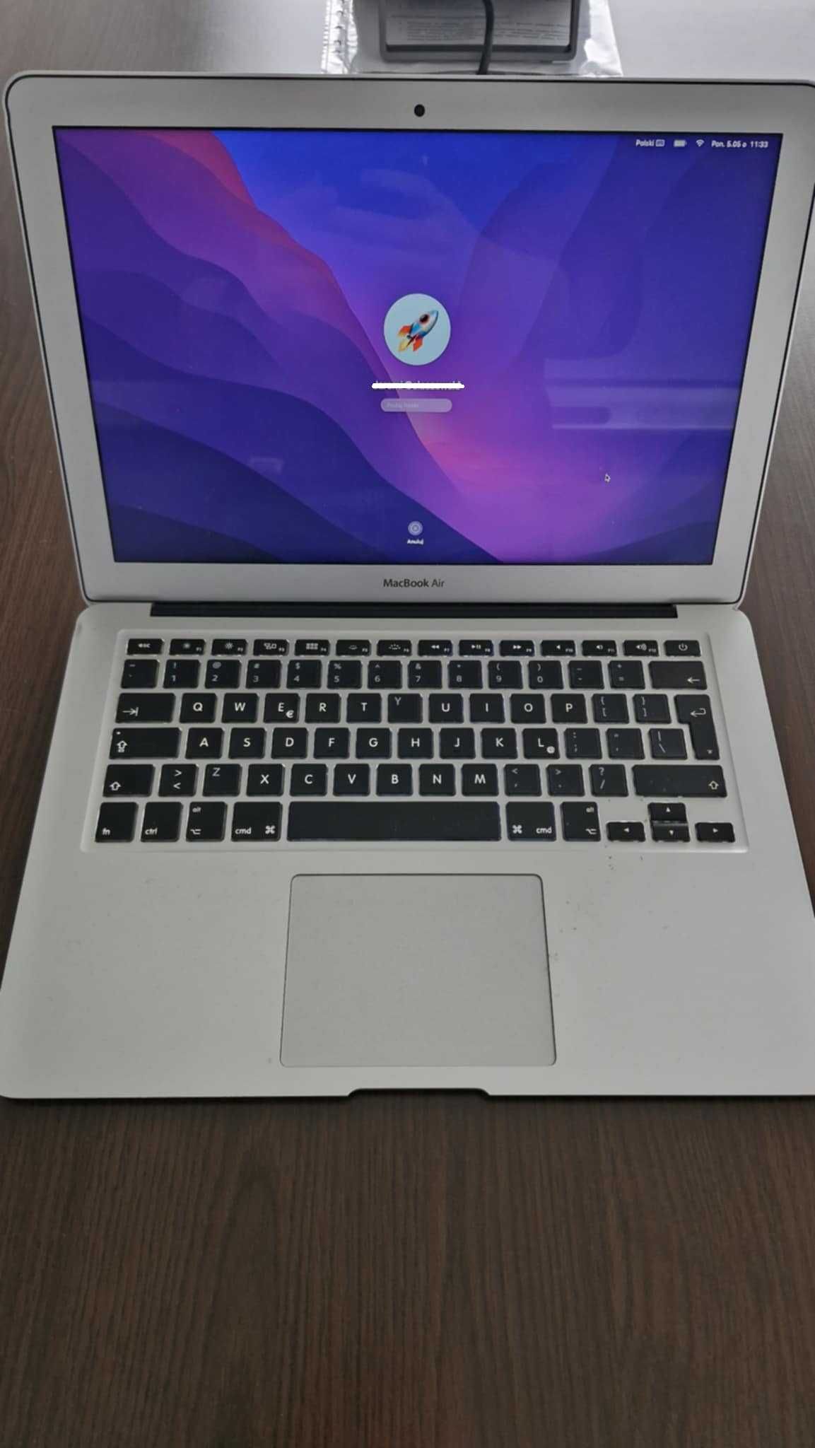 MacBook Air A1466 + zasilacz | 400 zł netto | Faktura VAT
