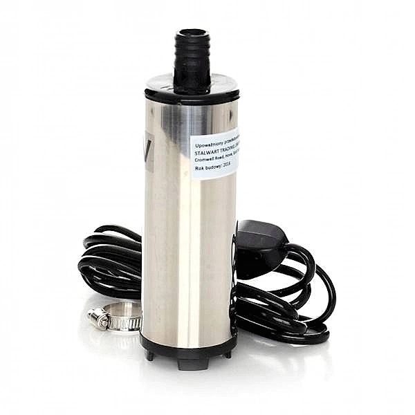 Pompa, Pompka Do Spuszczania Paliwa Ropy Oleju 12V 1,5A + Adapter 230V