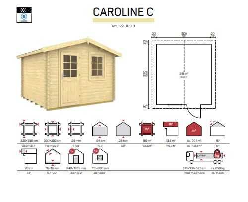 Casa de Jardim - Oferta da semana - CAROLINE 3 VERSOES