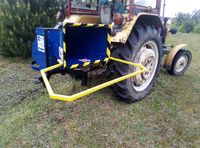 NOWY Model rębak W102- do gałęzi- film z pracy do traktora c330 t25