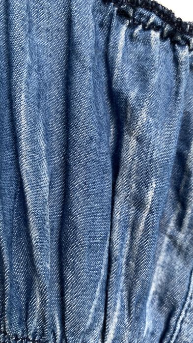 Sukienka jeans bawełna cudo uni long