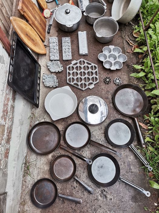 Кастрюля нержавейка посуд чугун  гусятниця