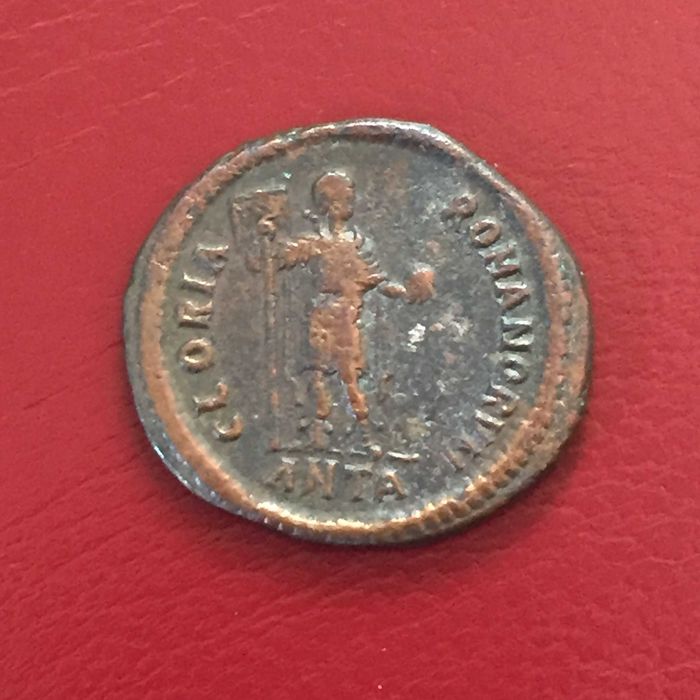 moeda romana Imperador Teodósio 379-395, Ø23mm