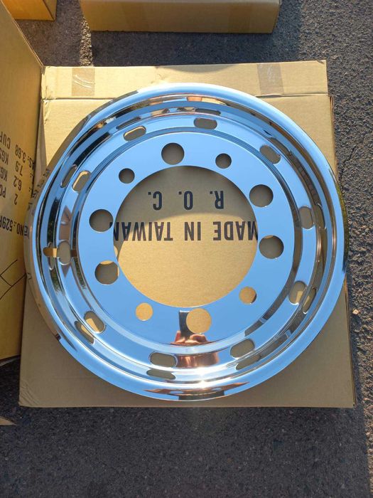 Колпаки нержавійка 22.5 (автобус, причеп, тягач)