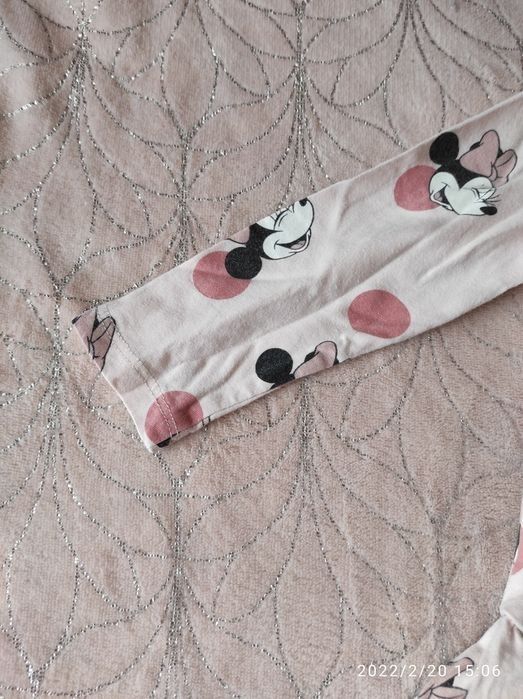 Sukienka dziewczęca z długim rękawem 86 sukienka myszka Minnie 86