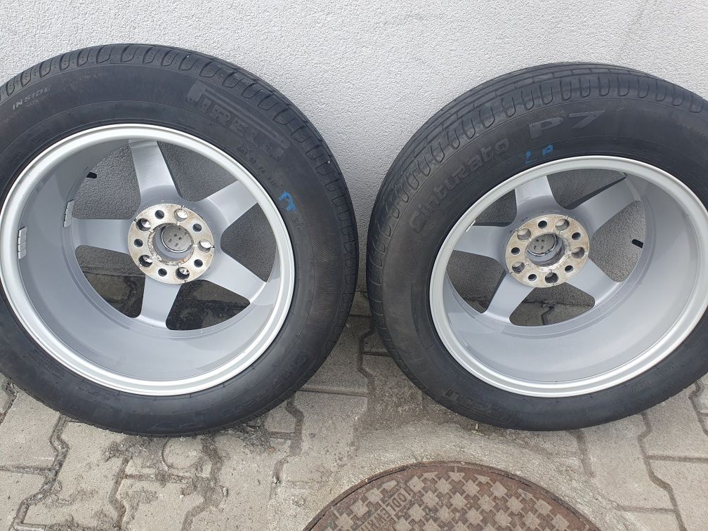 Koła Audi 5x112 66.6 R16 z oponami Pirelli 22/23