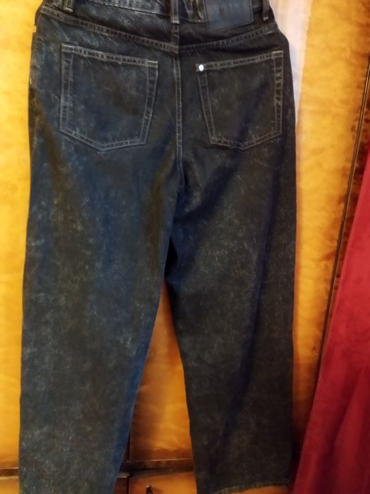 Jeansy baggy 34 czarne męskie