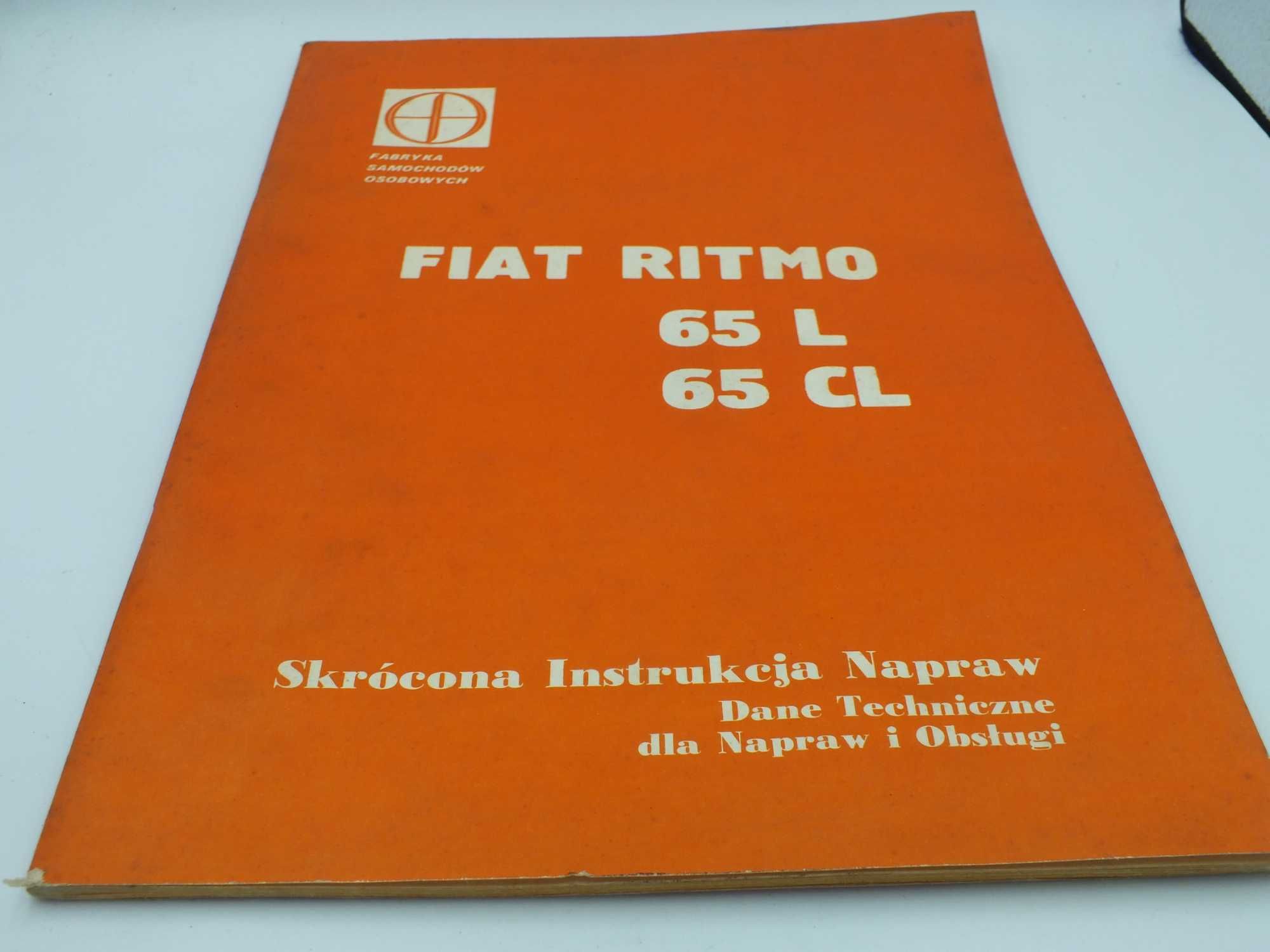 FSO instrukcja napraw FIAT RITMO 65 L  UNIKAT