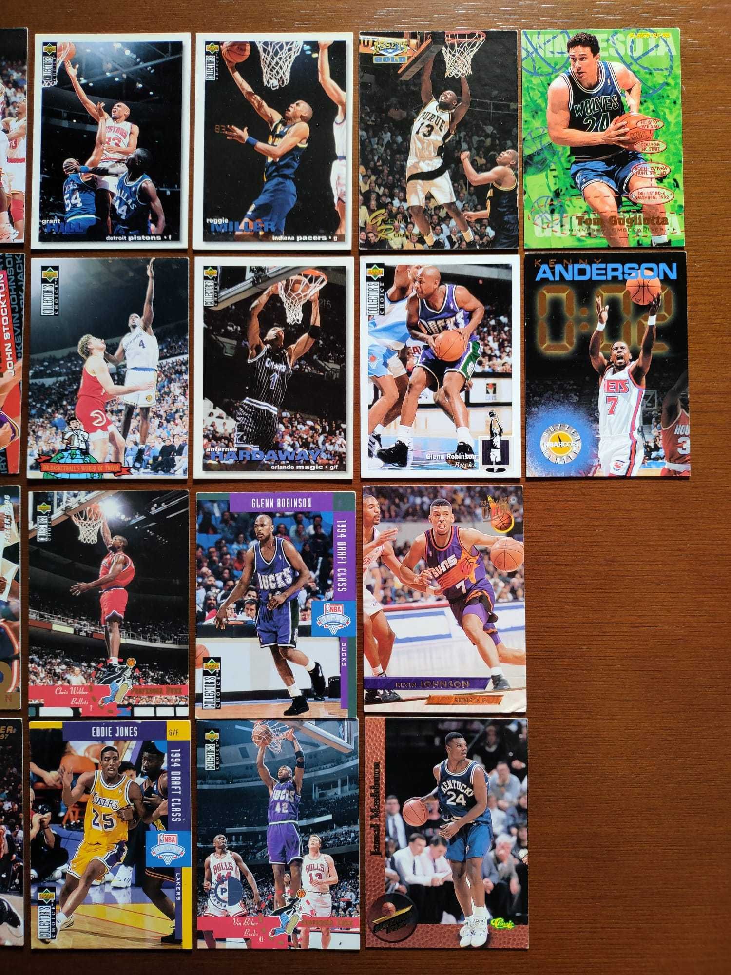 Cartas Basket NBA Coleção Anos 90 Jogadores All-Star Karl Malone...