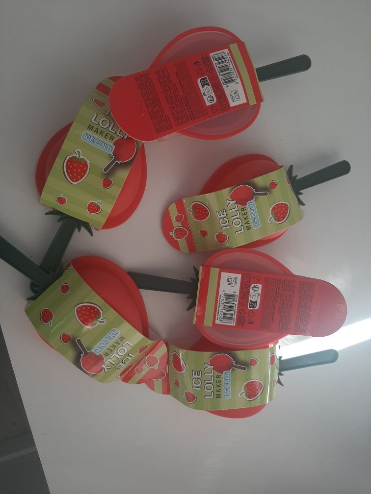 Foremki foremka do lodów bidony butelka na wodę shaker nowe komplet