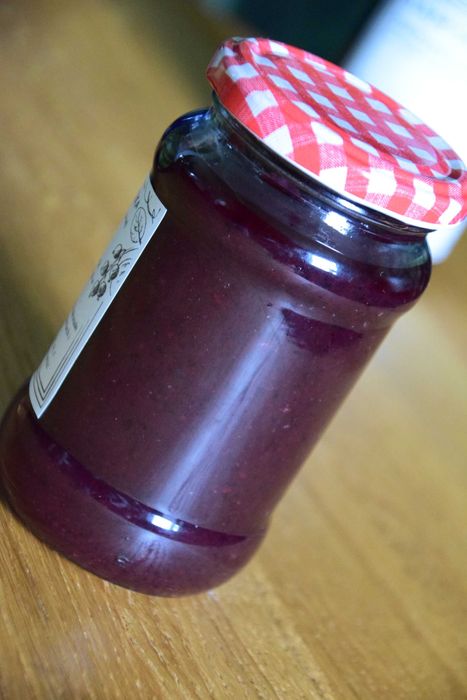 dżem świdośliwa (borówka kanadyjska) + czarna porzeczna 310g