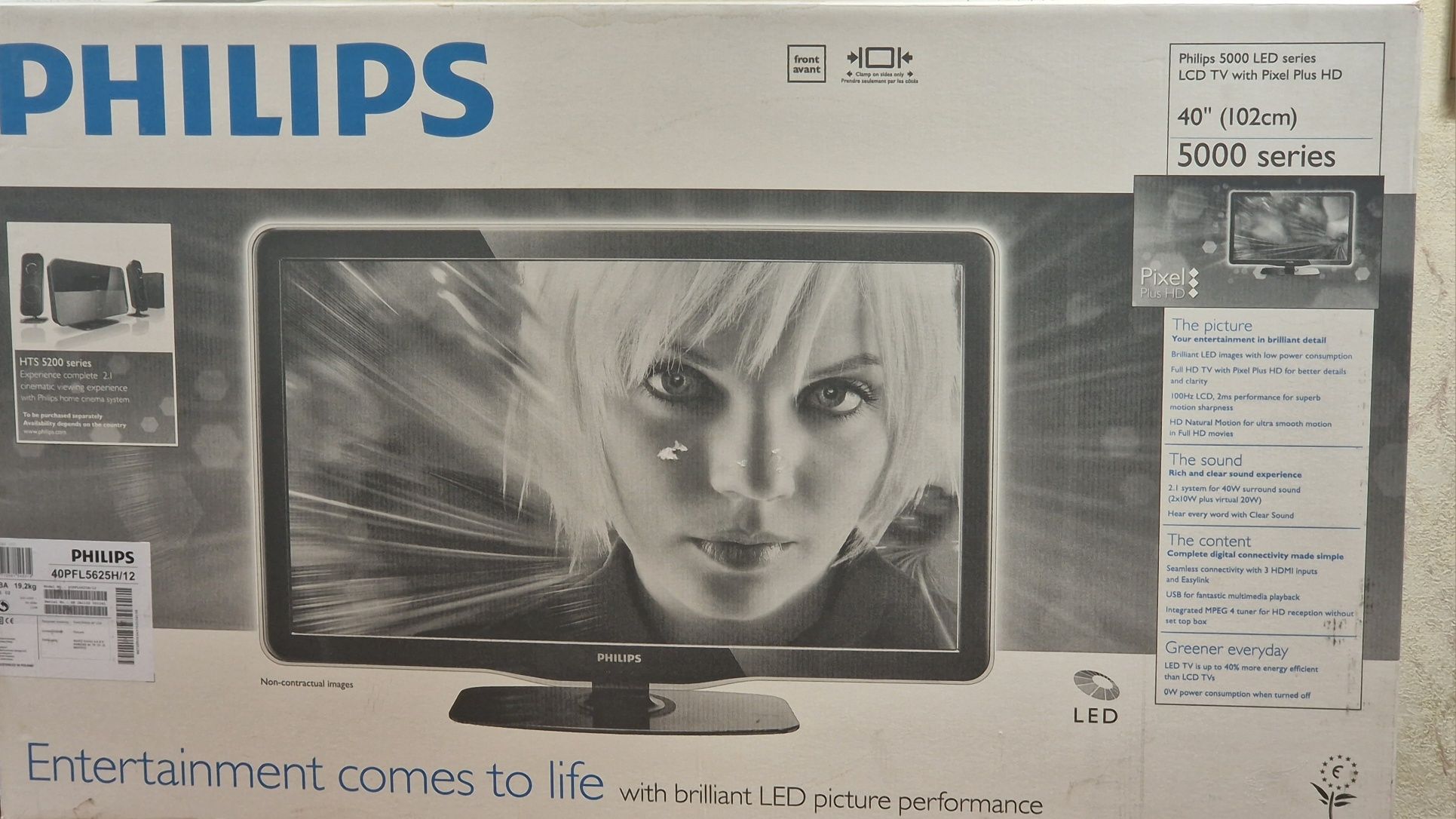 Телевізор PHILIPS 40 PFL 5625H/12