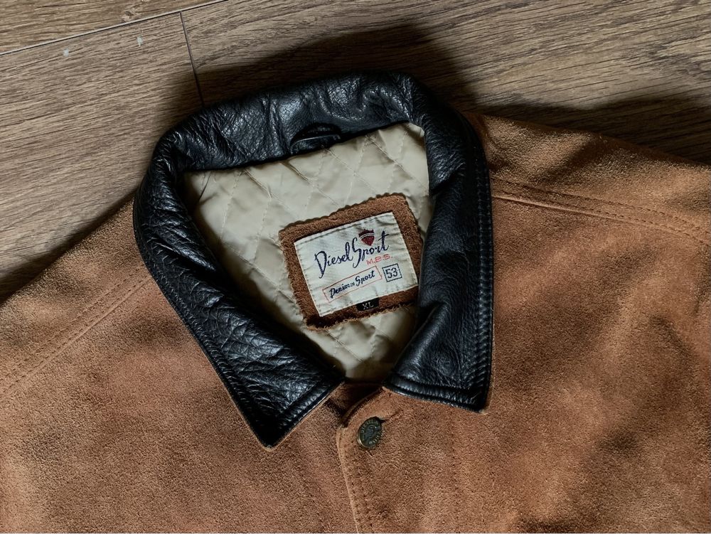 Vintage Diesel Sport Leather Jacket