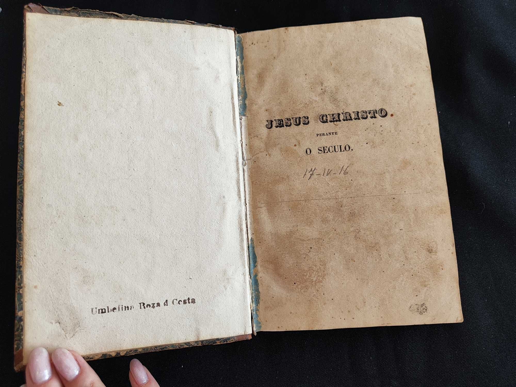 Jesus Cristo Perante O Século 1852 - livro