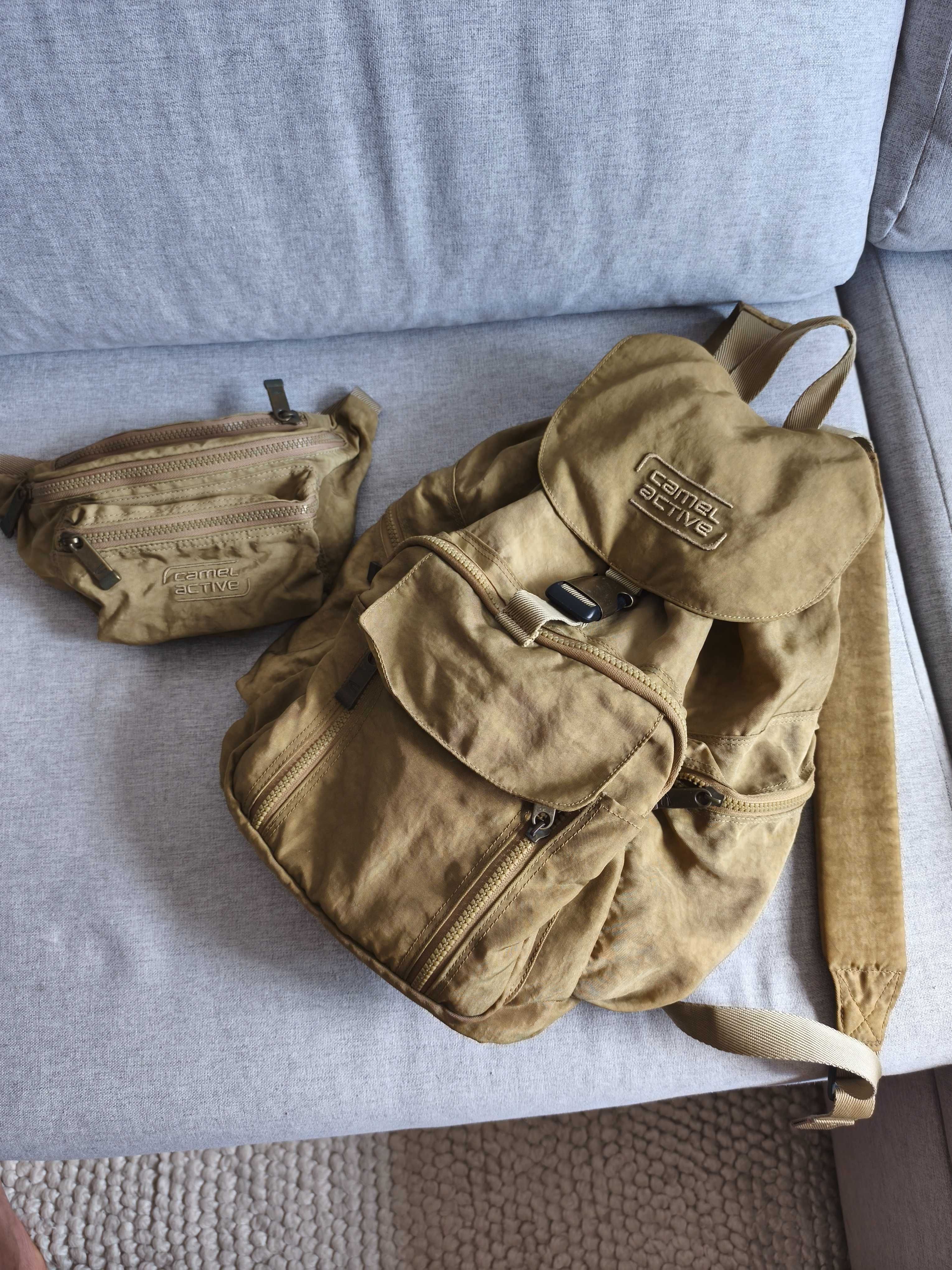 Mochila + Pochete Camel Active.