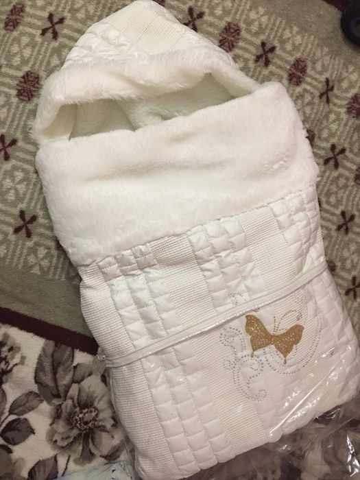 Конверт на выписку одеяло в коляску трансформер новый детский