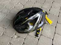 Kask rowerowy Bikemate dziecięcy czarno-żółty