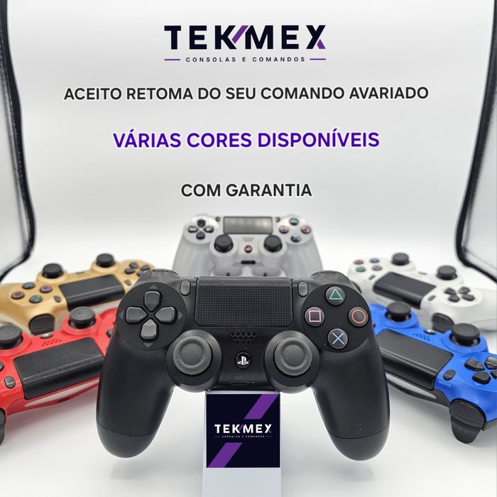 Comando Ps4 aceito retoma do seu avariado