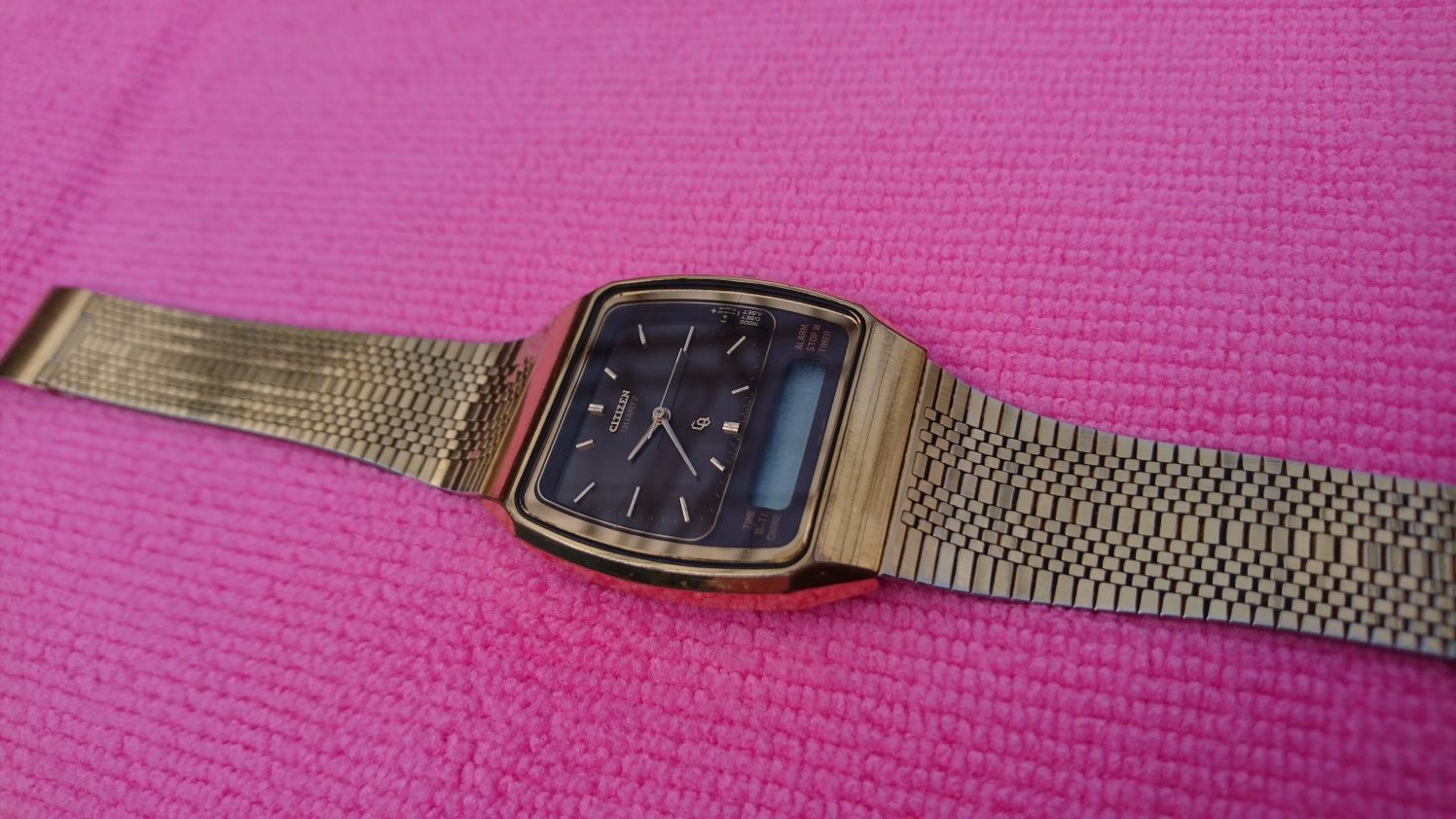 Часы Citizen Ana-Digi 41-8021,1980 года.