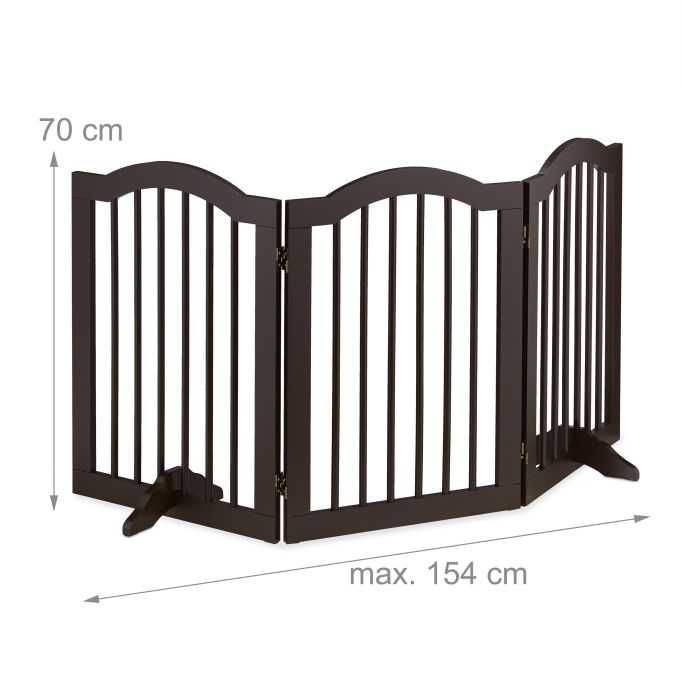 Nowa Barierka Ochronna Brązowa 70cm Wysokości