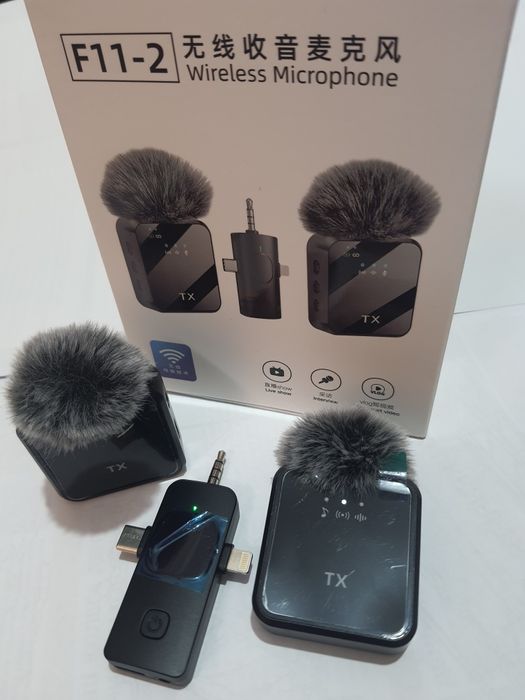 Безпровідний петличний мікрофон комплект
