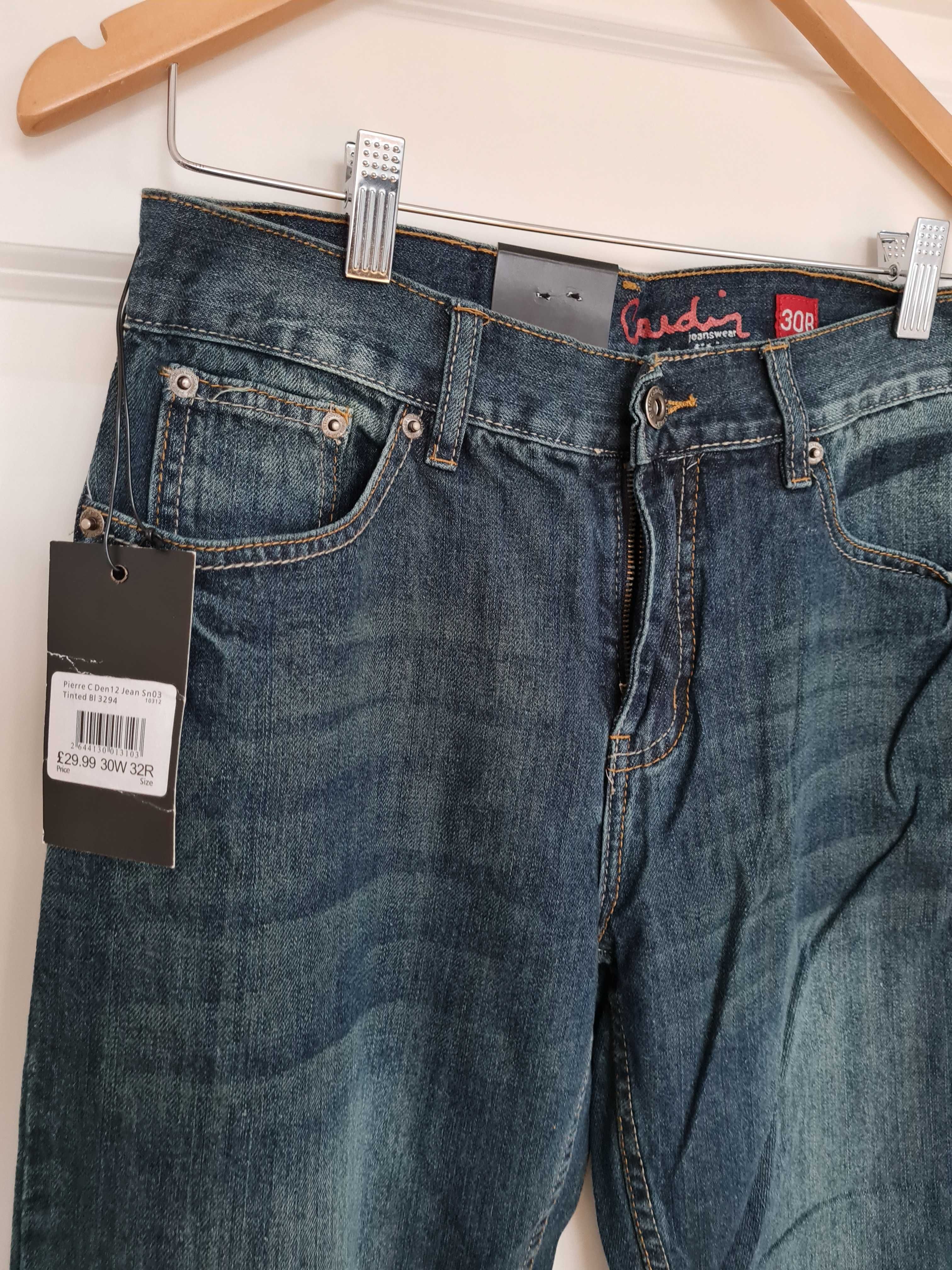 Nowe spodnie jeans Pierre Cardin rozmiar 30R/ S